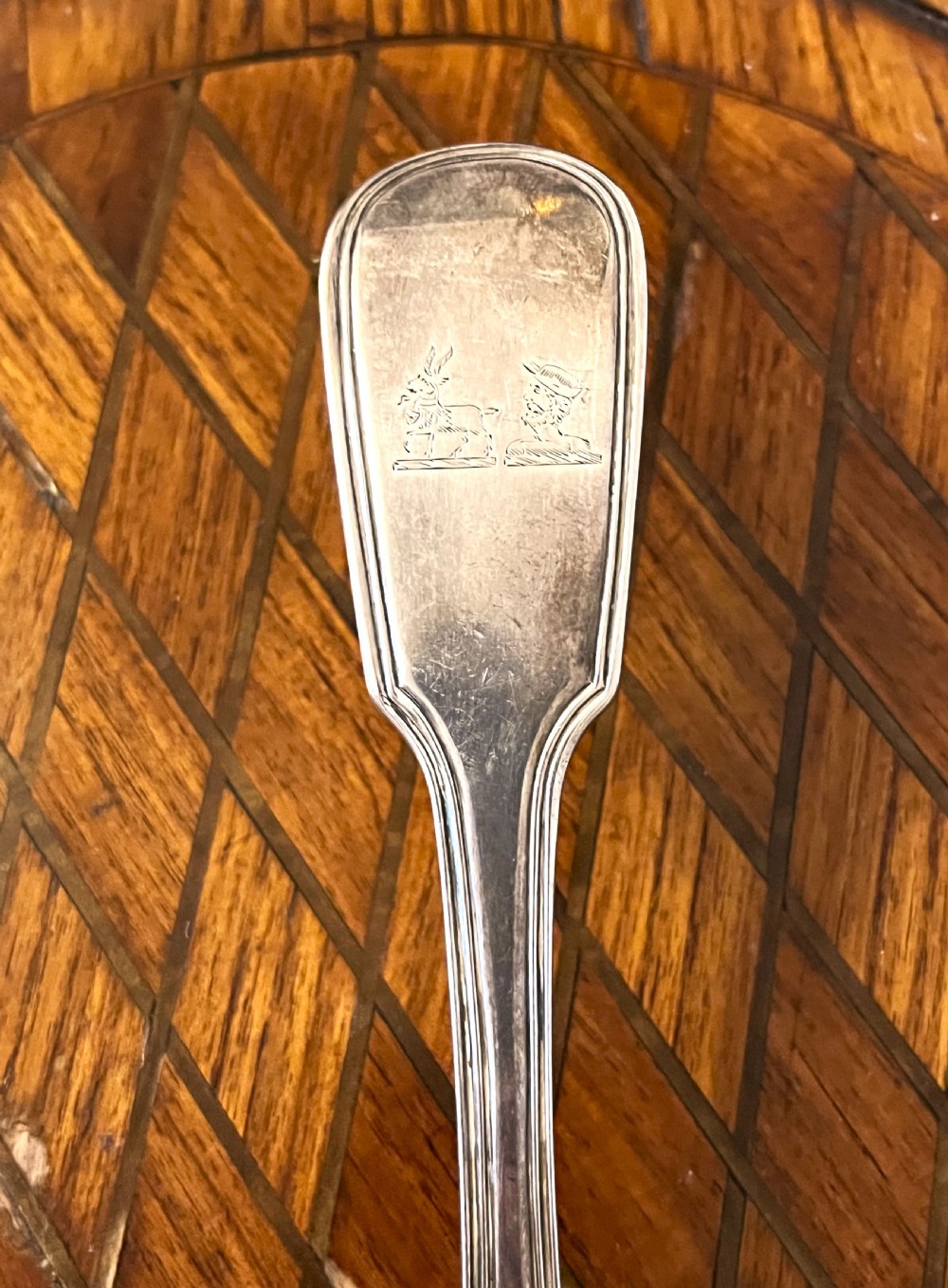 Fine Georgian Silver Fish Slice View III