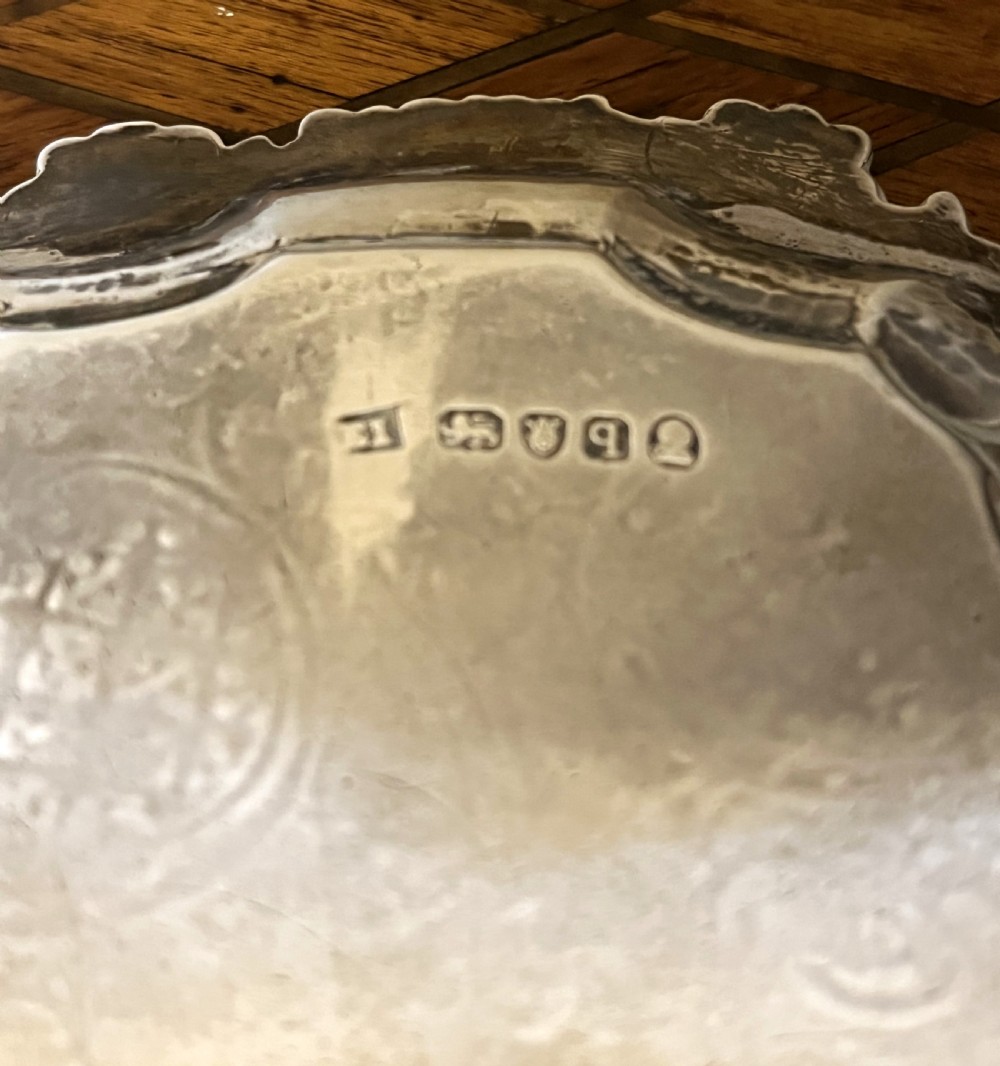 Fine Elizabeth Jones Georgian Silver Salver 1791 View VI