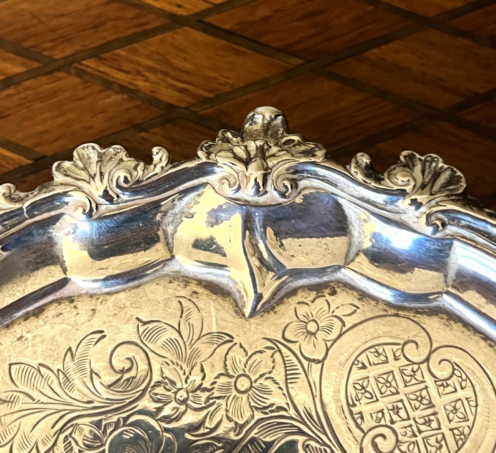Fine Elizabeth Jones Georgian Silver Salver 1791 View VIII
