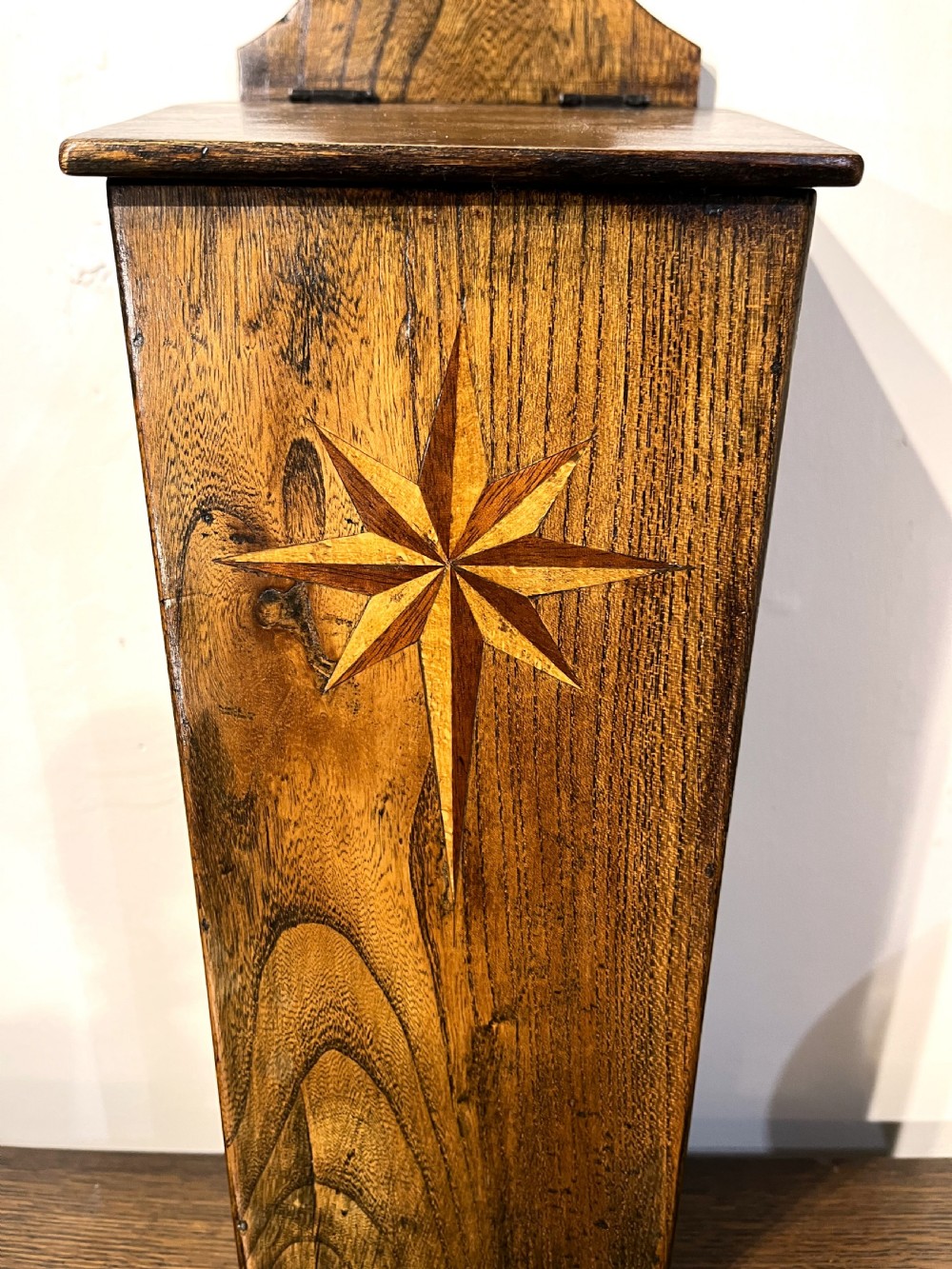 Early Victorian Elmwood Candle Box View II