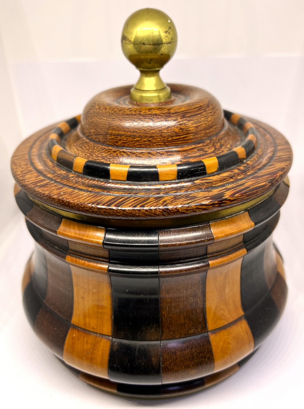 Georgian Fruitwood Tobacco Jar