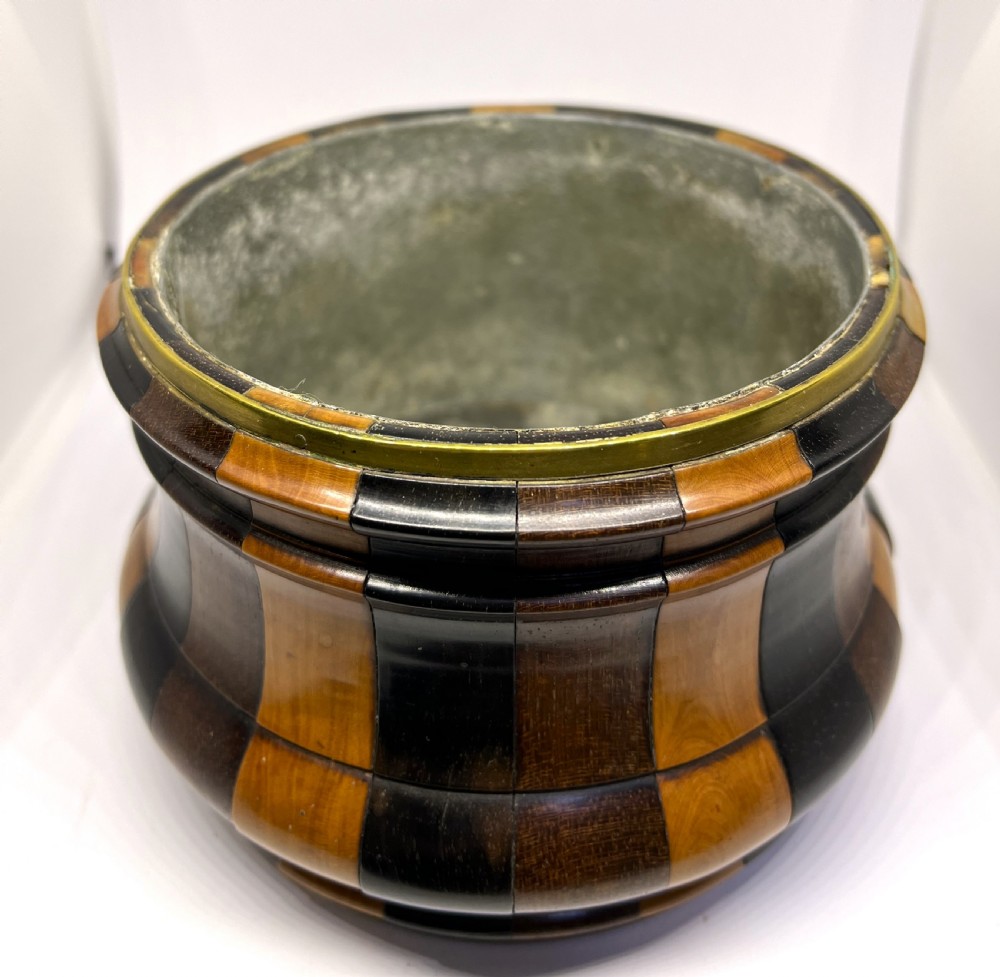 Georgian Fruitwood Tobacco Jar View III