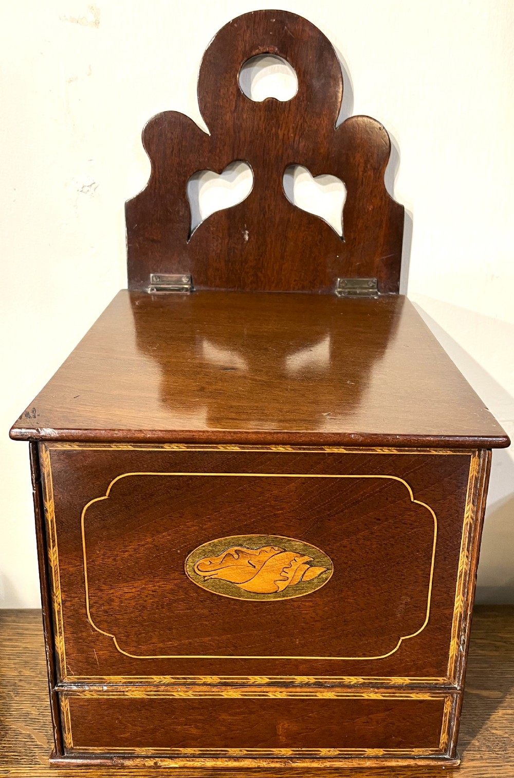 Fine Georgian Inlaid Salt Box