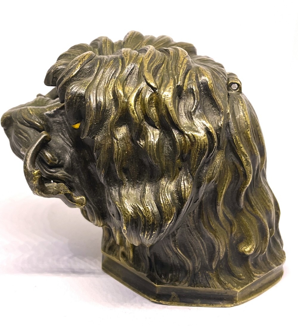Bronze Poodle Inkwell View II