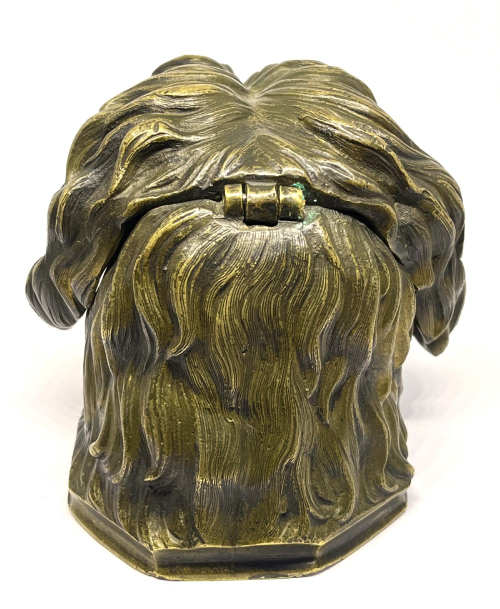 Bronze Poodle Inkwell View III