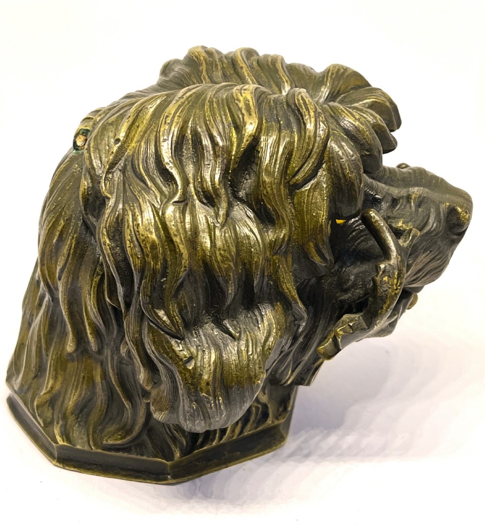 Bronze Poodle Inkwell View IV