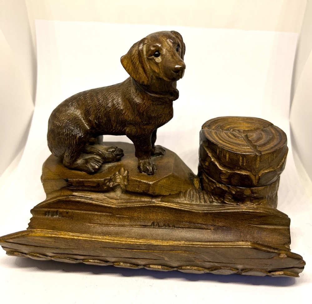 Black Forest Inkwell As A Dachshund