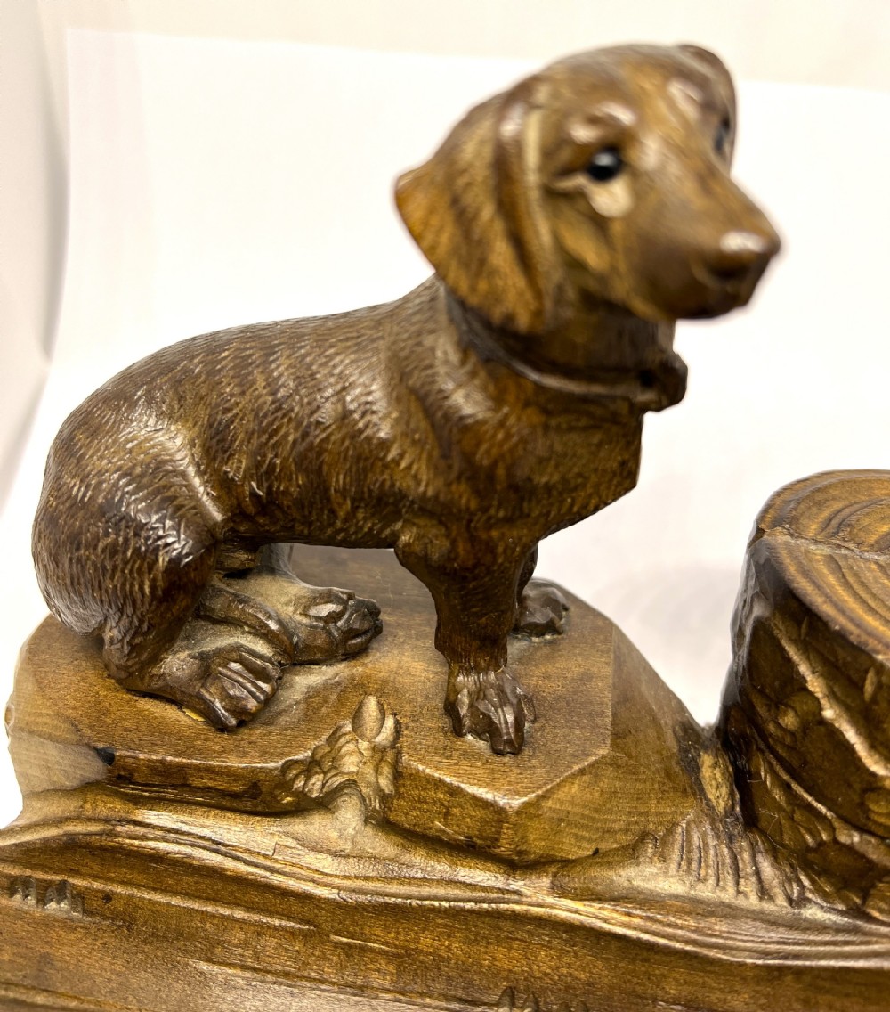 Black Forest Inkwell As A Dachshund View II