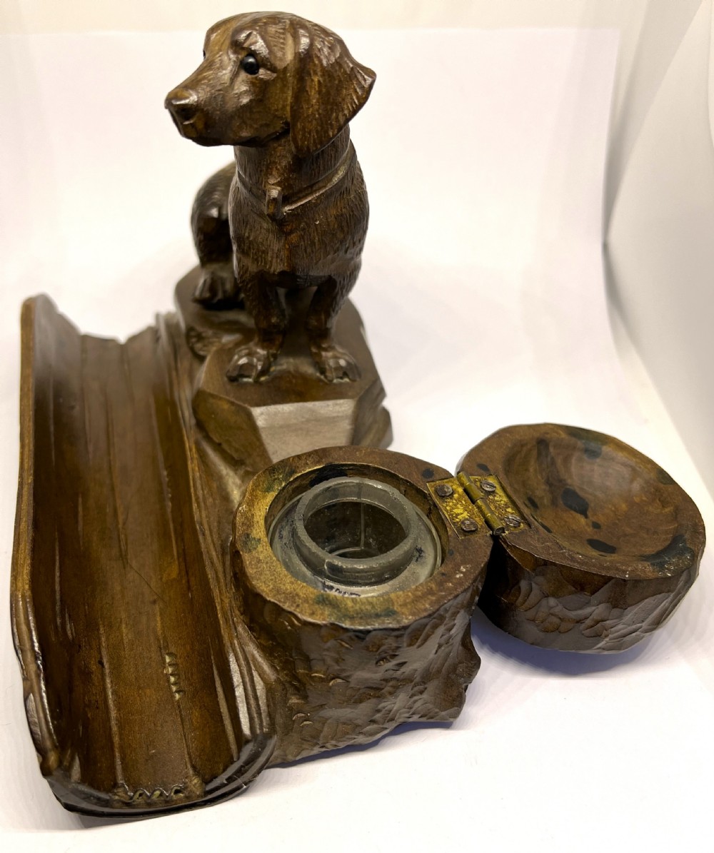 Black Forest Inkwell As A Dachshund View III