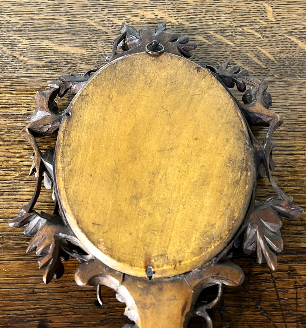 Fine Black Forest Hand Carved Mirror View IX