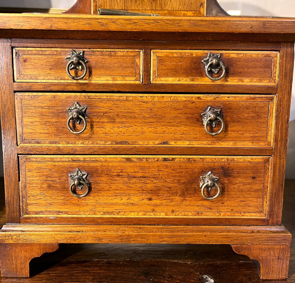 Miniature Chest Of Drawers With Clock Tower View VIII