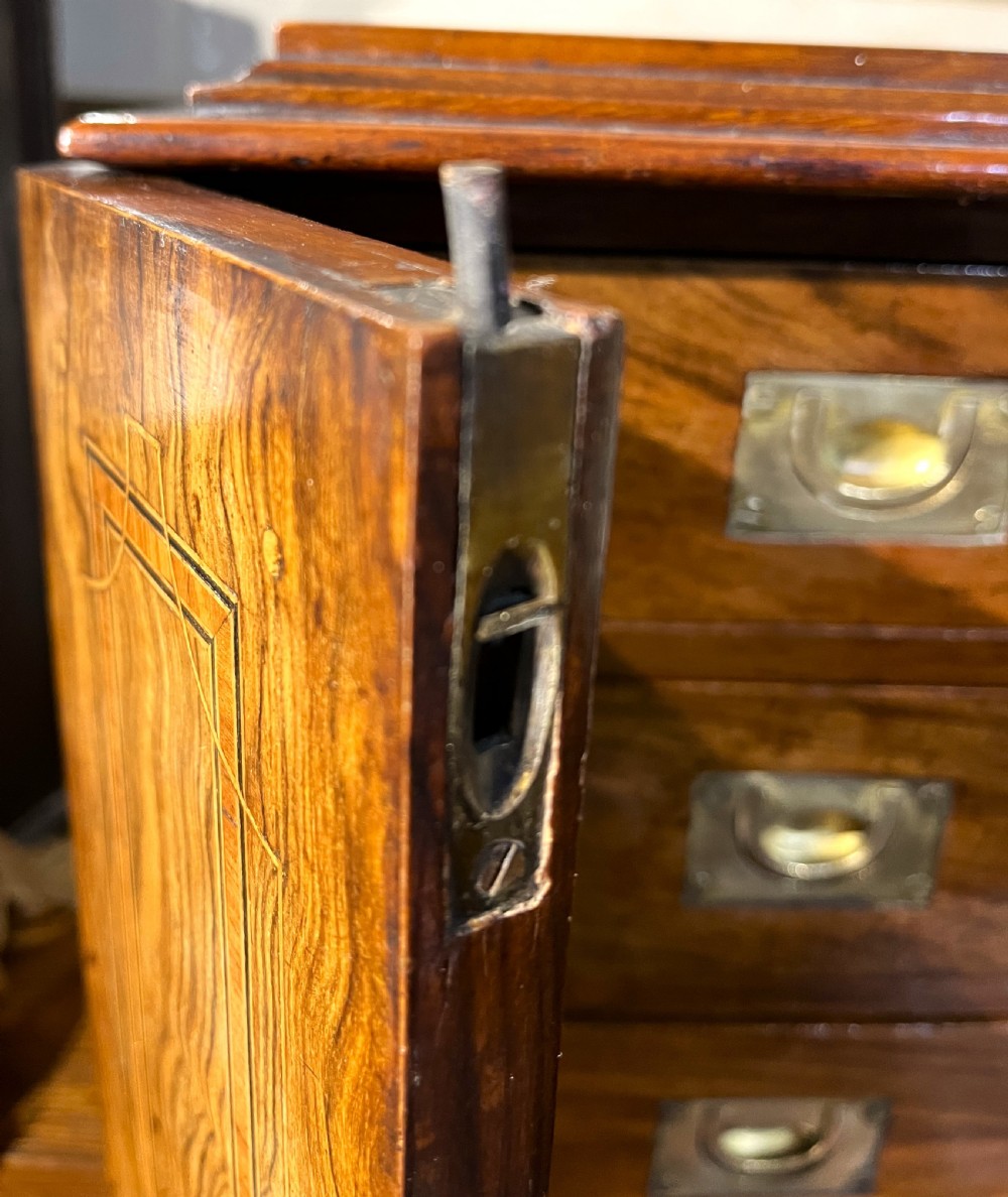 Miniature Walnut Humidor Cabinet View VI