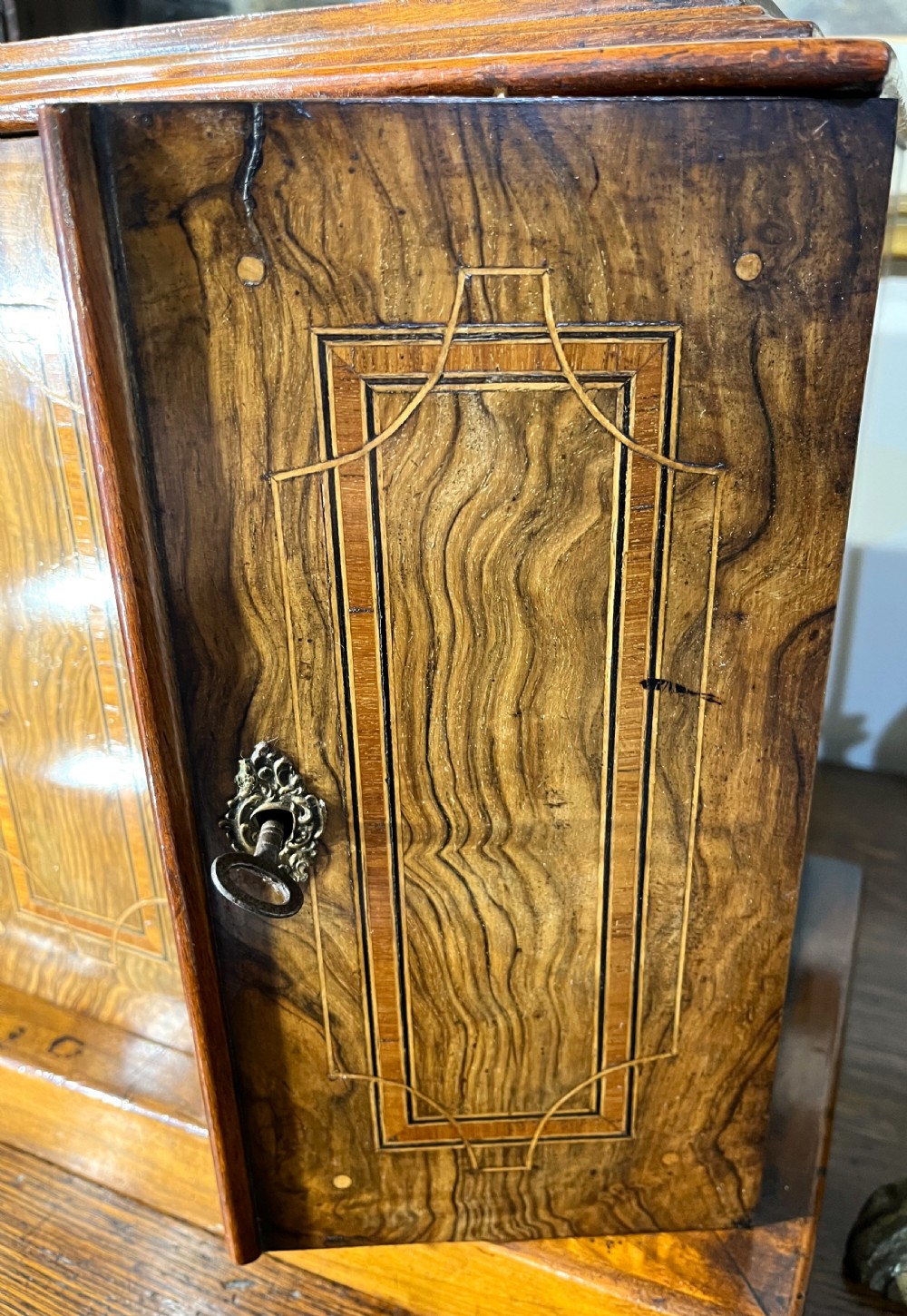 Miniature Walnut Humidor Cabinet View VII