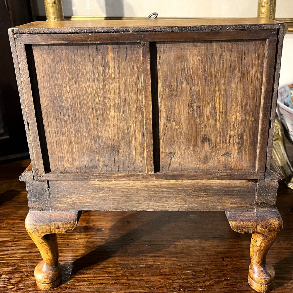 Queen Anne Style Burr Oak Bureau View VI