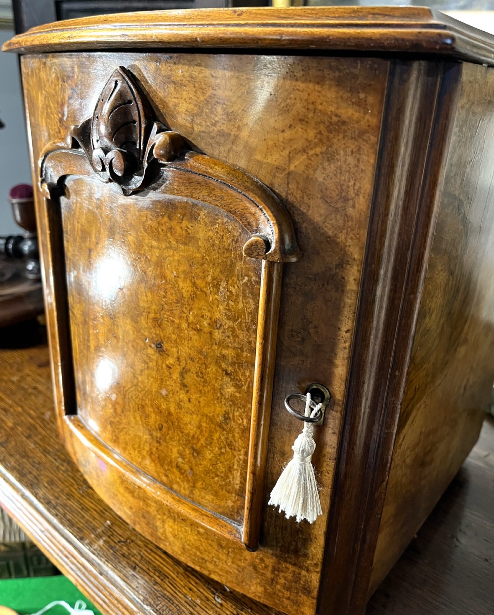 Ladies Victorian Miniature Stationery Cabinet View II