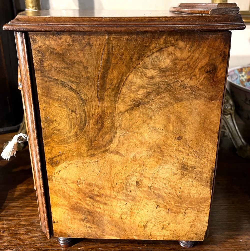 Ladies Victorian Miniature Stationery Cabinet View V