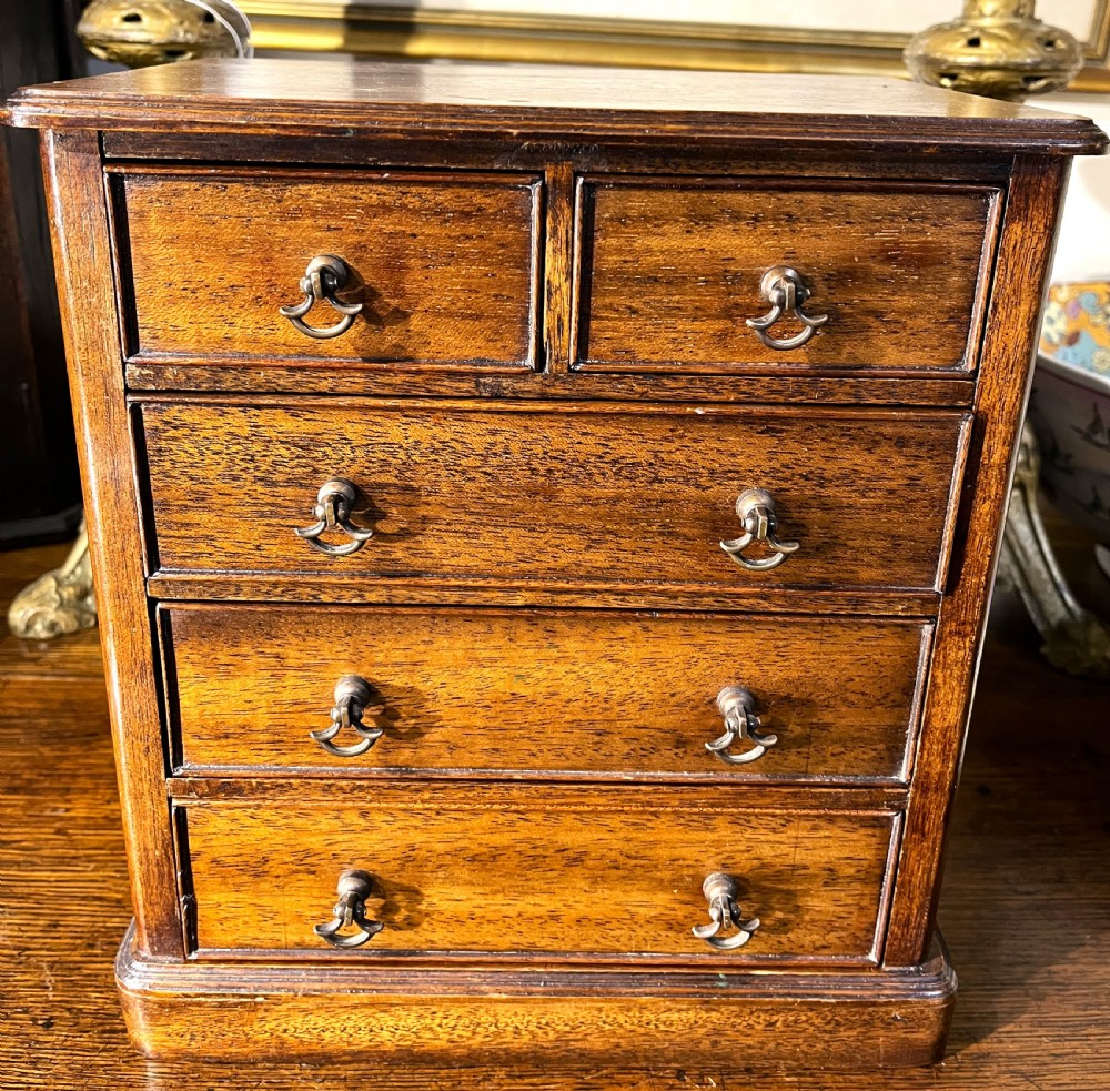 Miniature Victorian Two Over Three Chest