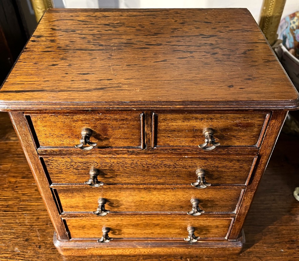 Miniature Victorian Two Over Three Chest View II
