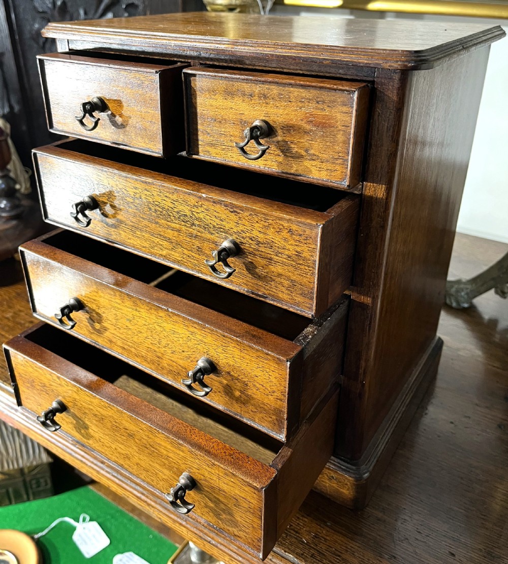 Miniature Victorian Two Over Three Chest View III