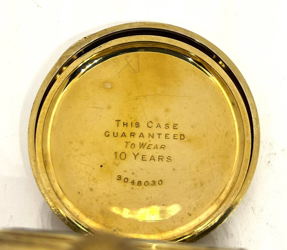 Gold Plated Waltham Full Hunter Pocket Watch View III