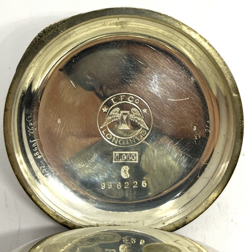 Longines Silver Full Hunter Pocket Watch View IV