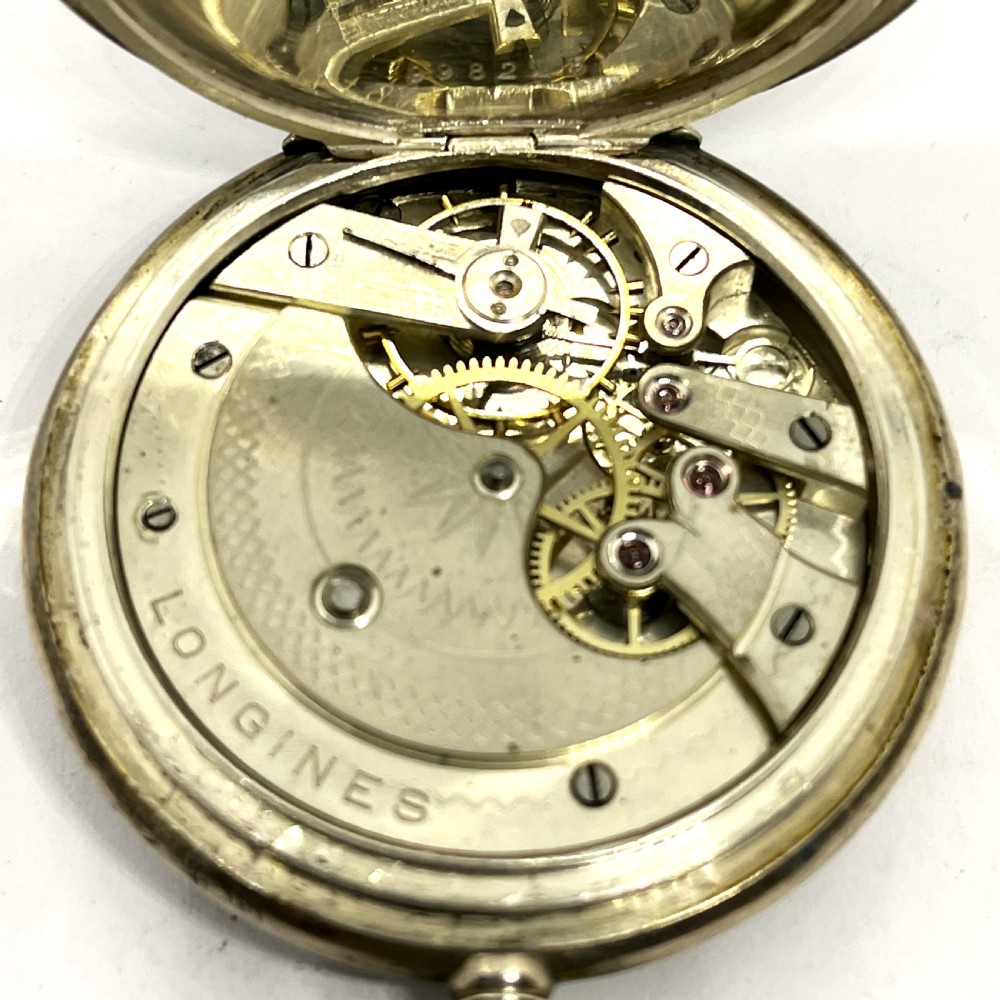Longines Silver Full Hunter Pocket Watch View VI