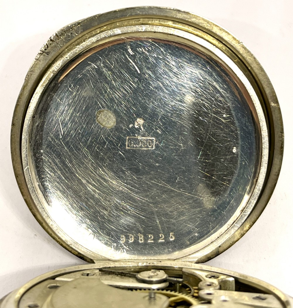 Longines Silver Full Hunter Pocket Watch View VII