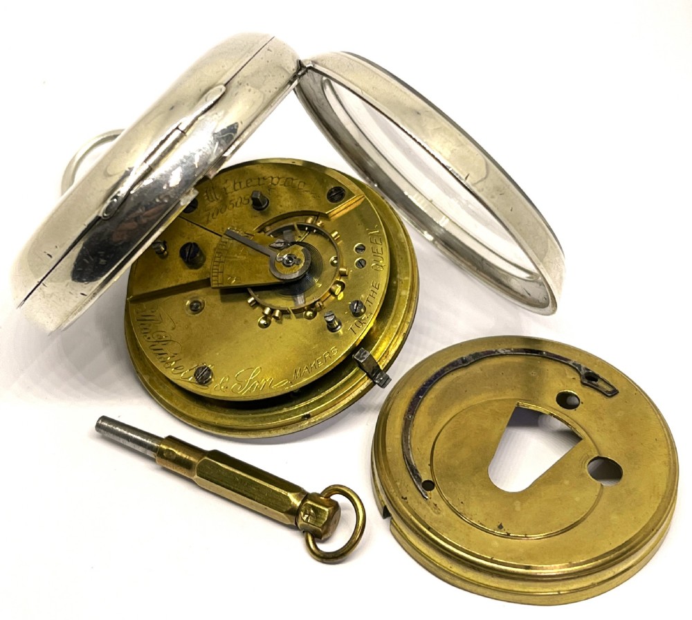 Silver Thomas Russell Liverpool Pocket Watch View IV