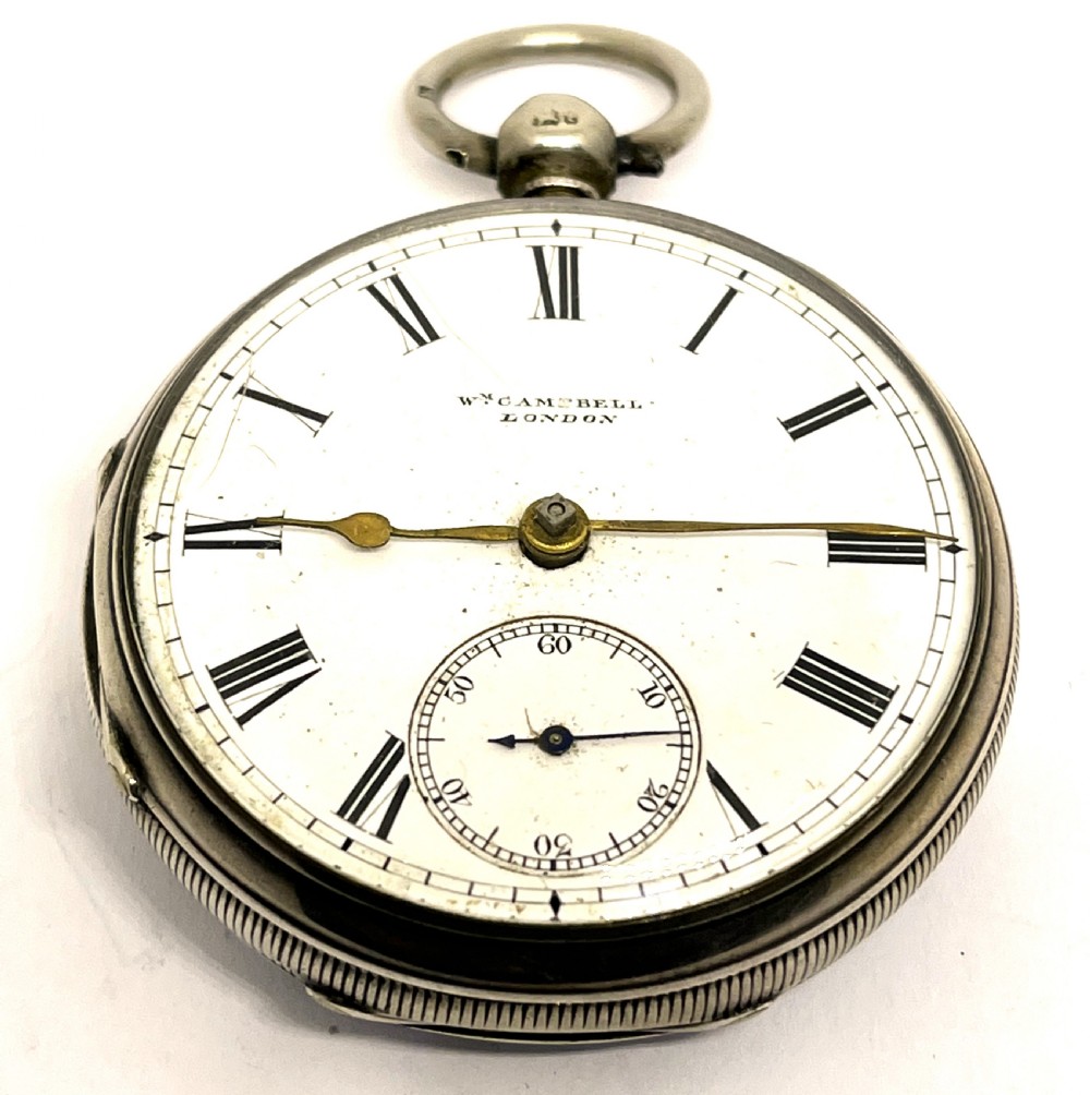 Silver William Campbell Of London Pocket Watch