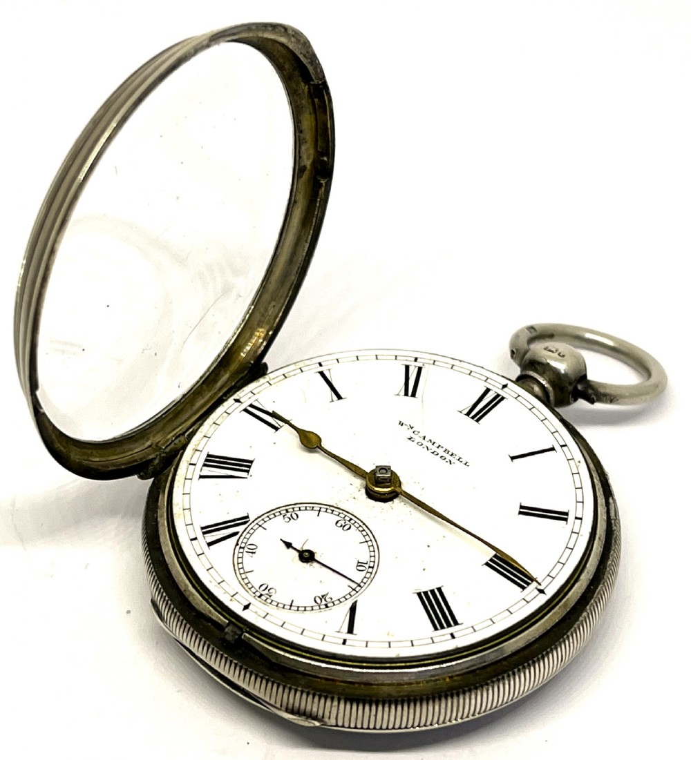 Silver William Campbell Of London Pocket Watch View II
