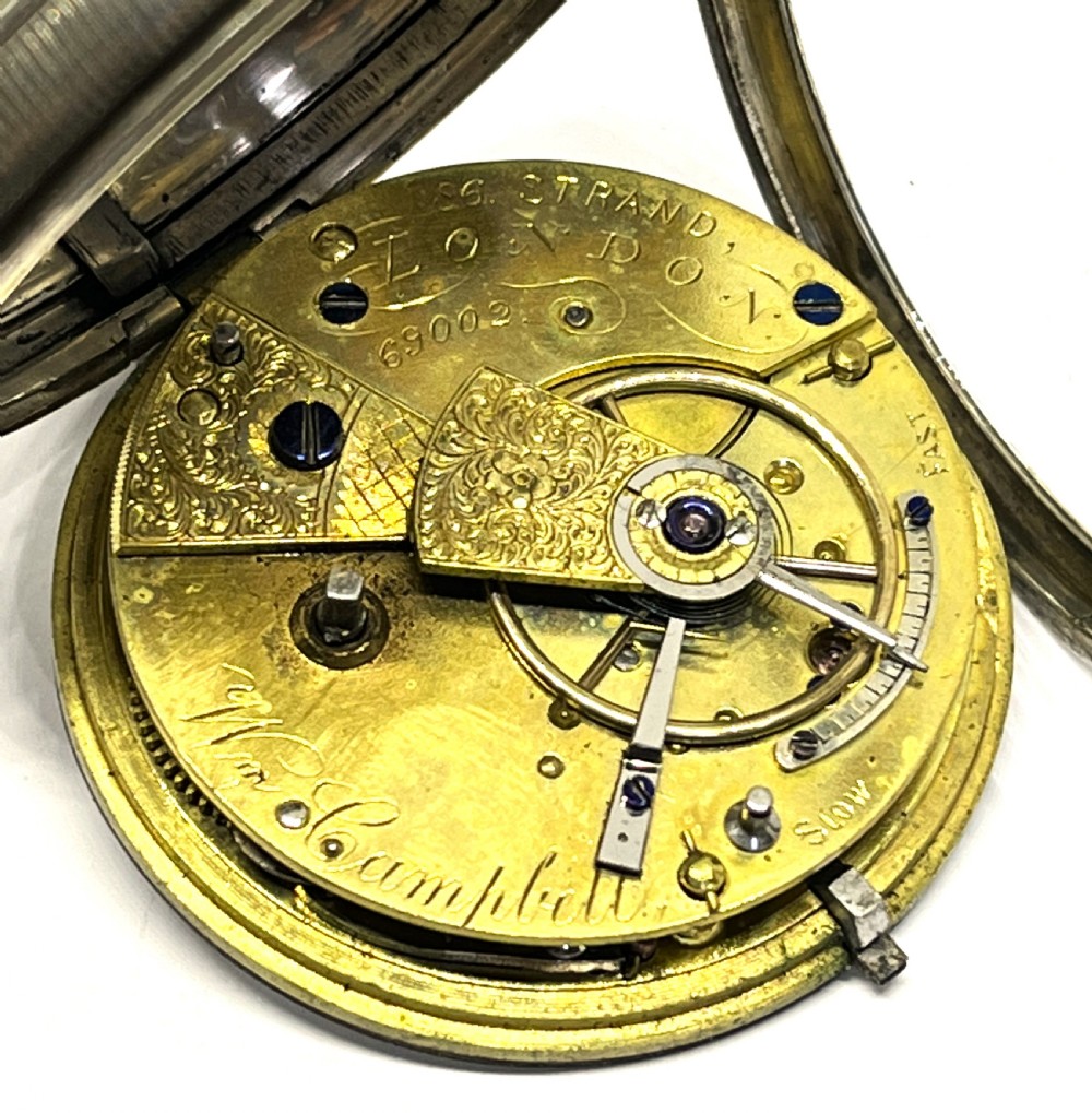 Silver William Campbell Of London Pocket Watch View VI