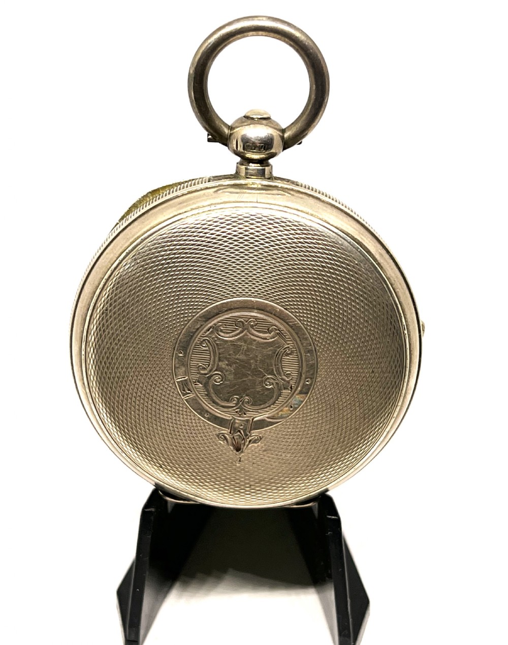 Antique J W Benson Chester Silver Pocket Watch View IV