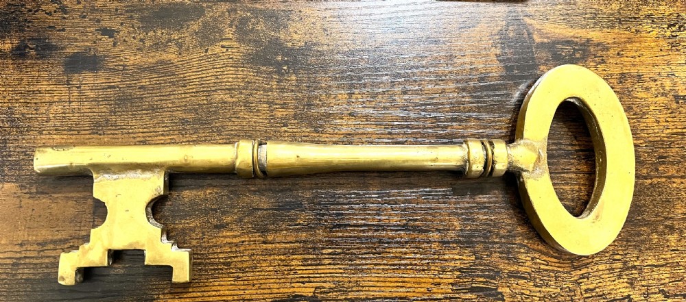 Antique Oversized Locksmith's Advertising Key View II