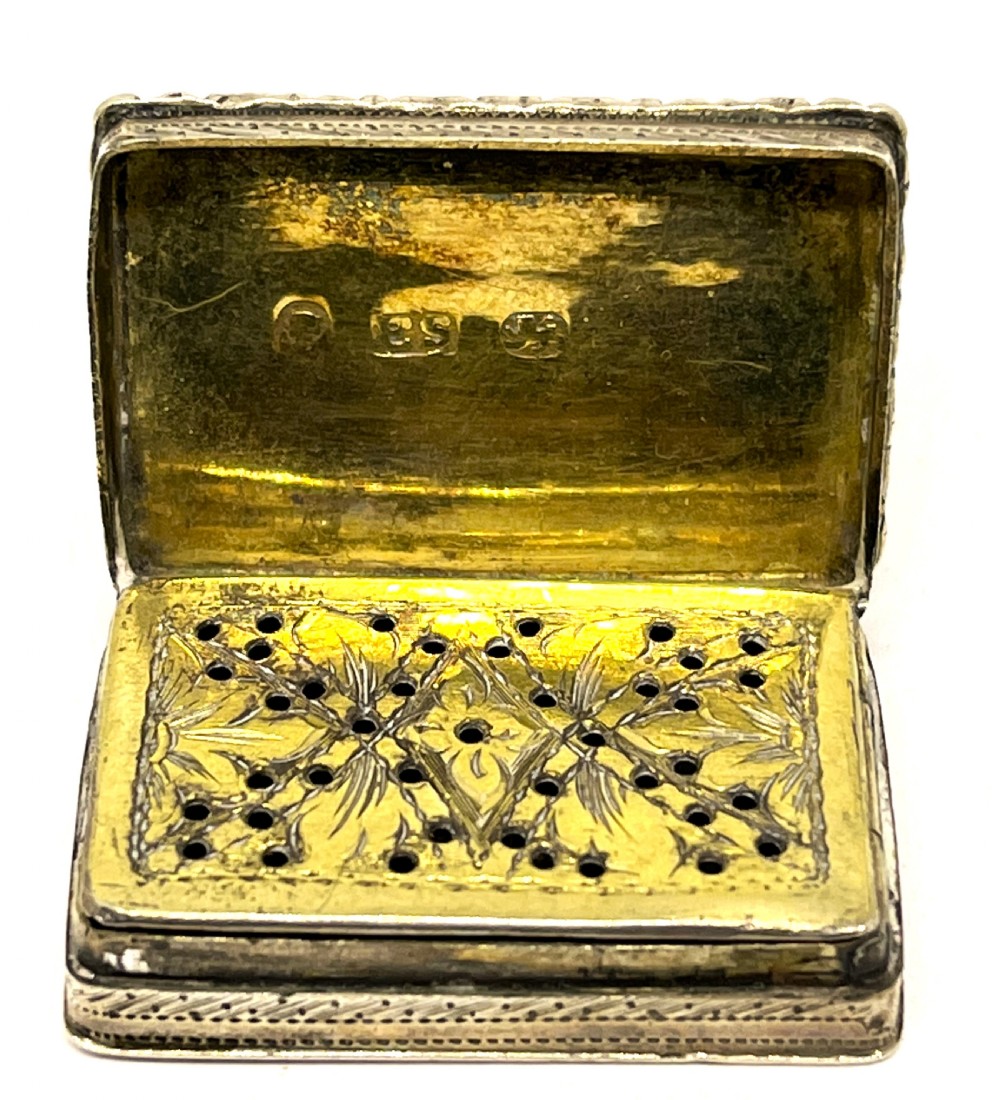 Victorian Silver Vinaigrette View II