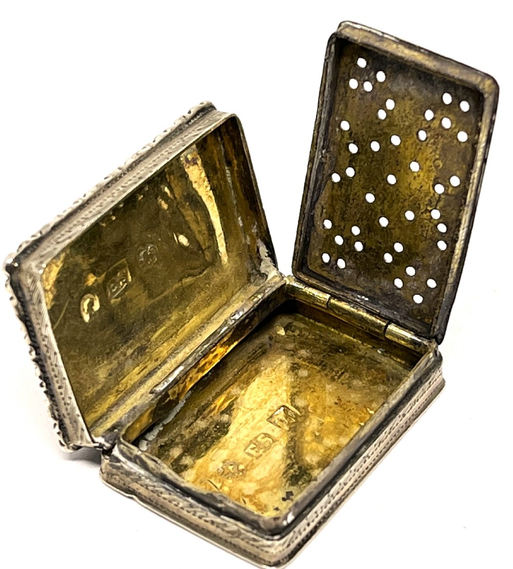 Victorian Silver Vinaigrette View III