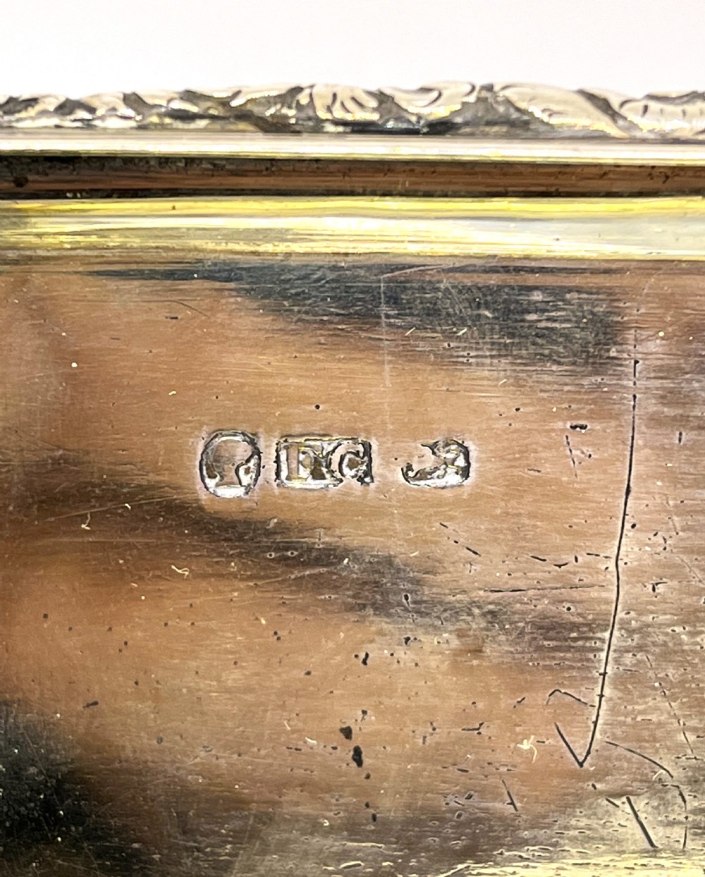 Large Silver Snuff Box 1841 View III