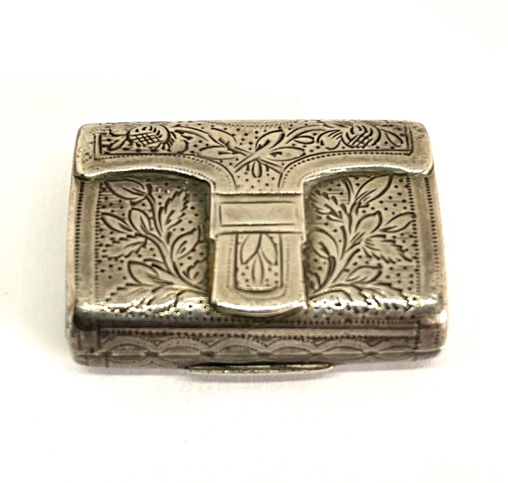 Georgian Silver Satchel Vinaigrette