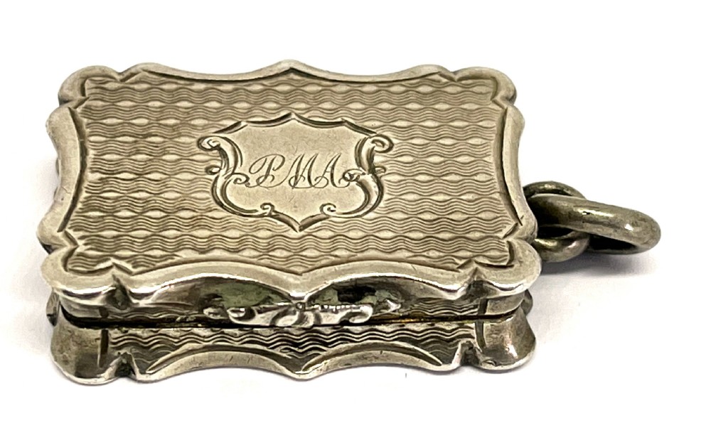 Georgian Silver Nathaniel Mills Vinaigrette View II