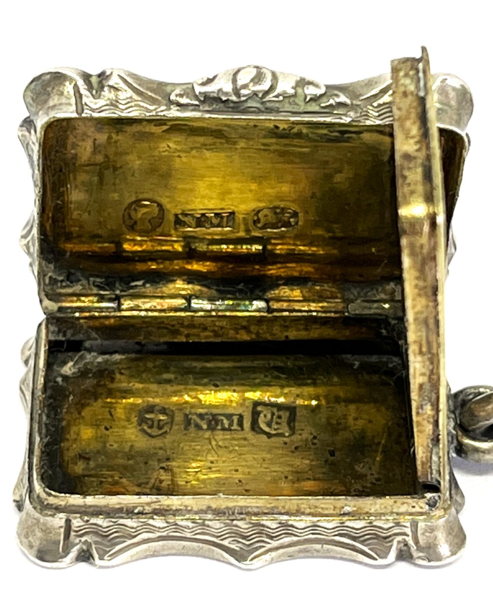 Georgian Silver Nathaniel Mills Vinaigrette View V