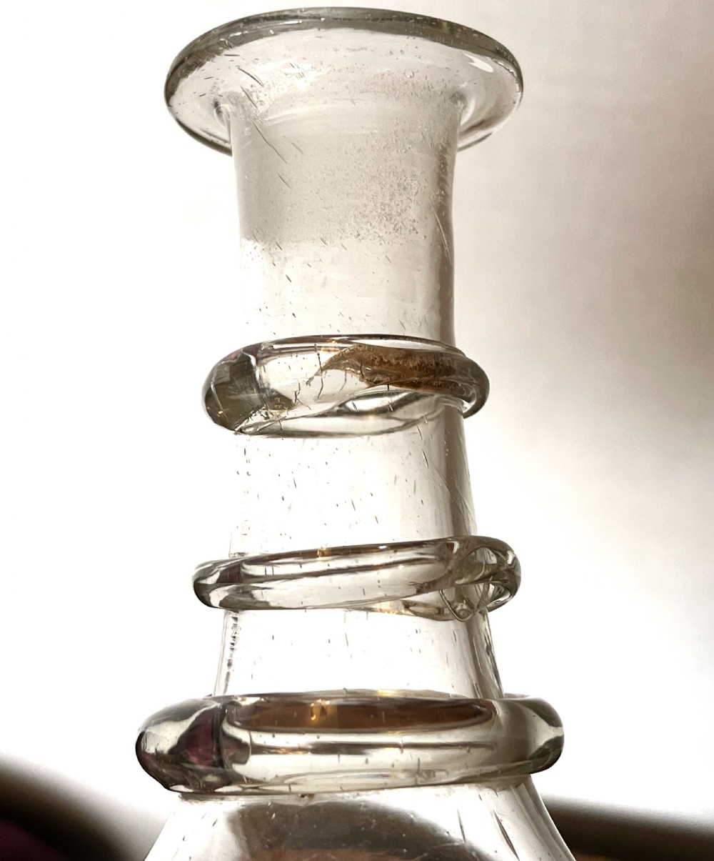 Georgian Irish Glass Decanter c1810 View VIII