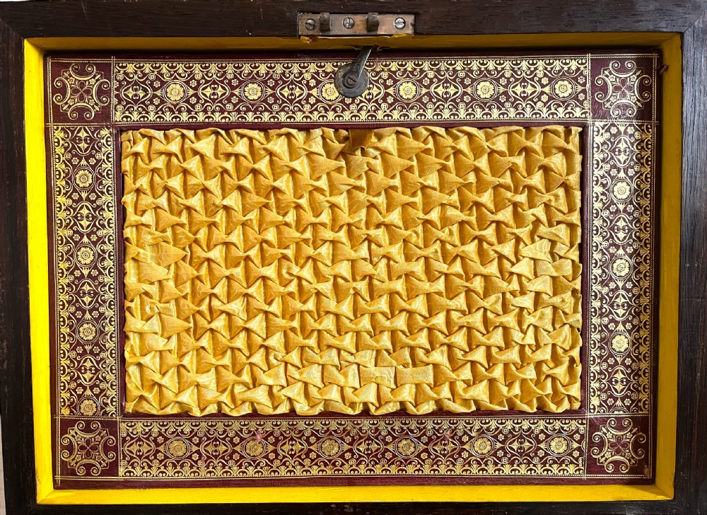 Regency Brass Inlaid Rosewood Sewing Box View IV