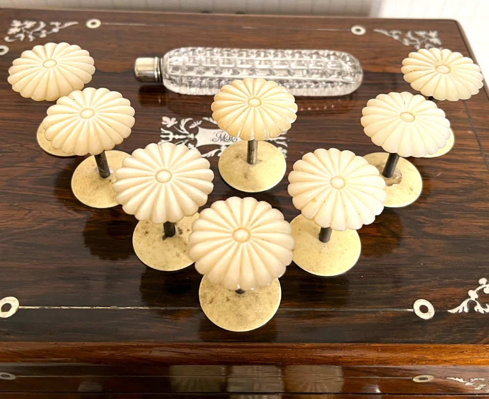 Rosewood & Mother Of Pearl Sewing Box View VIII