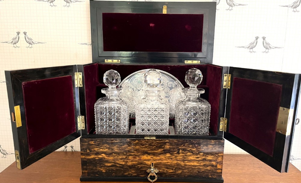 Coromandel Decanter Set By Walker & Hall