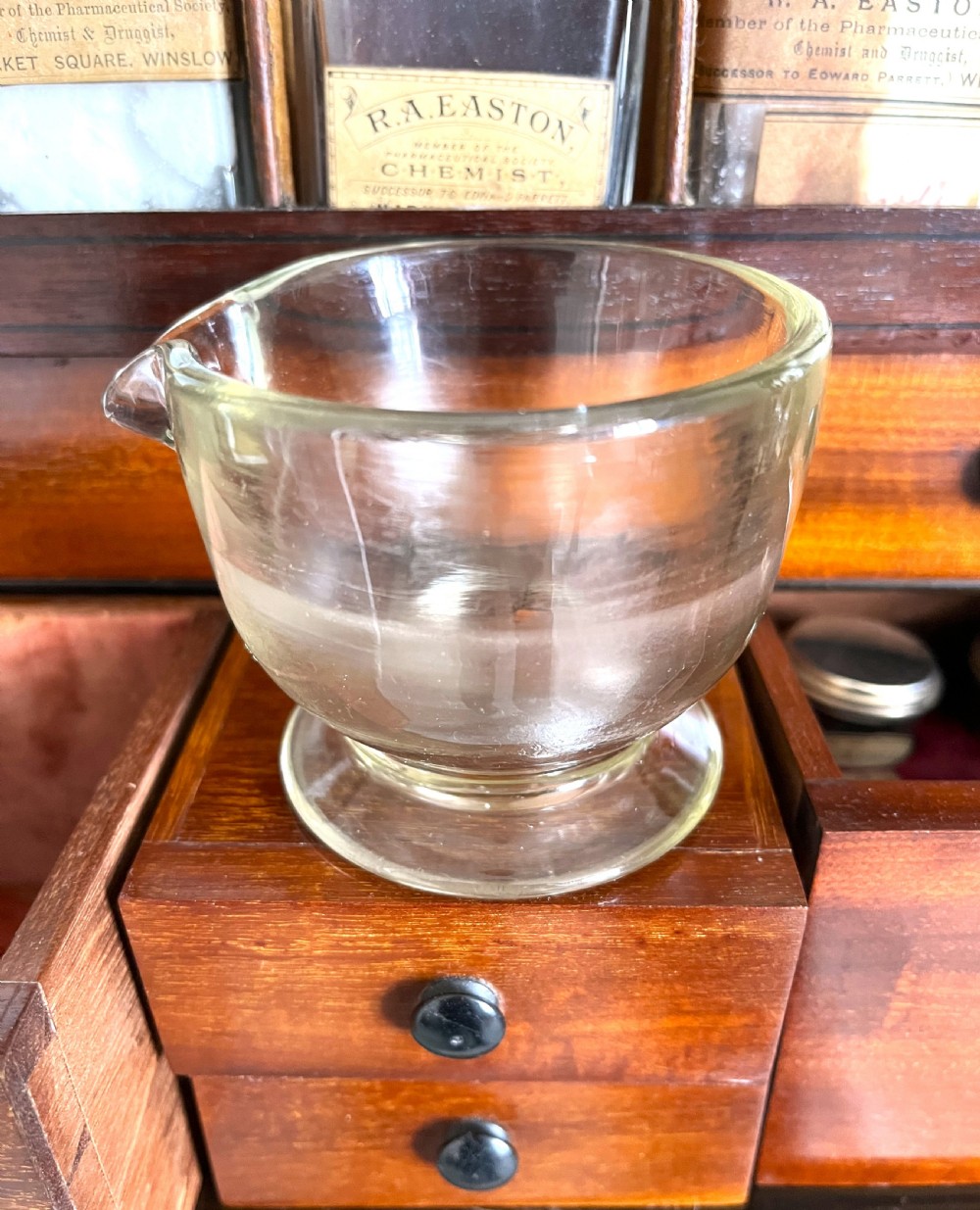 Rare Mahogany Household Apothecary Cabinet View VI