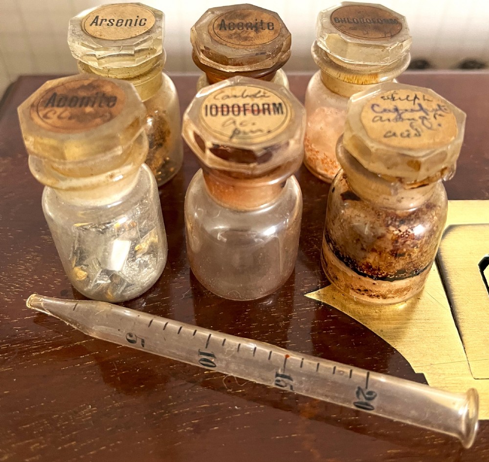 Rare Mahogany Household Apothecary Cabinet View VIII