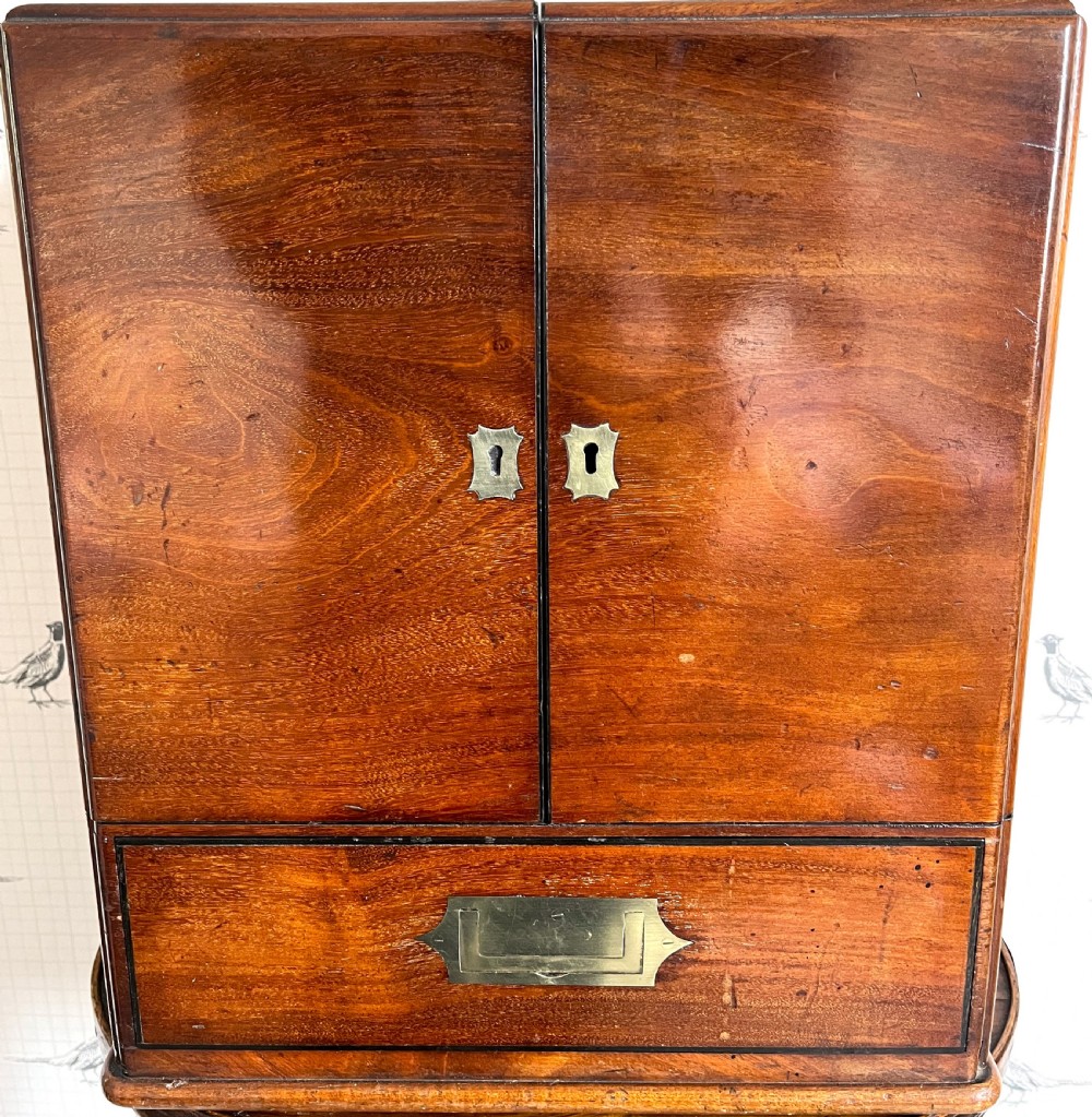Rare Mahogany Household Apothecary Cabinet View XIV