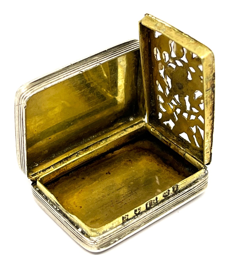 Good Georgian Silver Vinaigrette