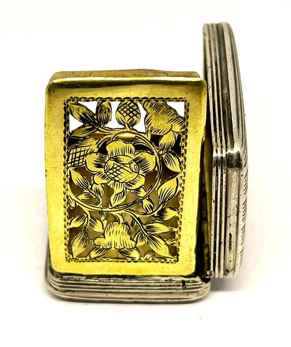 Good Georgian Silver Vinaigrette View V