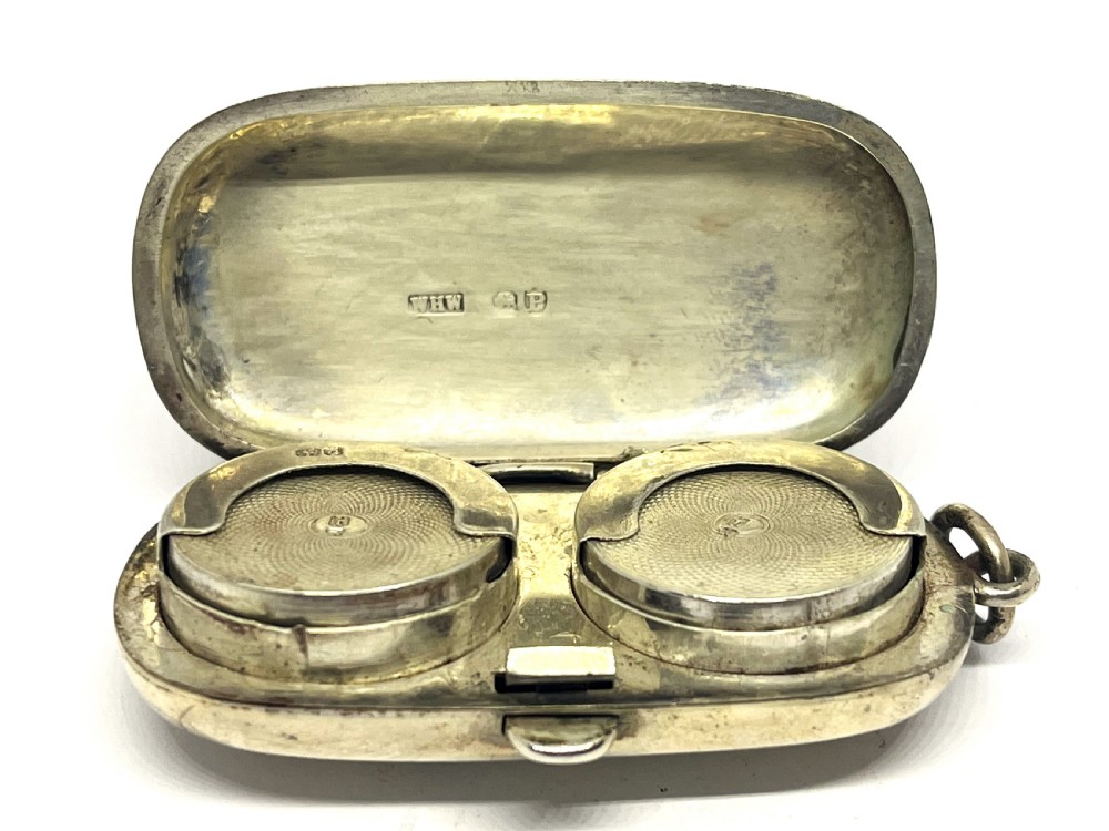 Antique Silver Double Sovereign Case