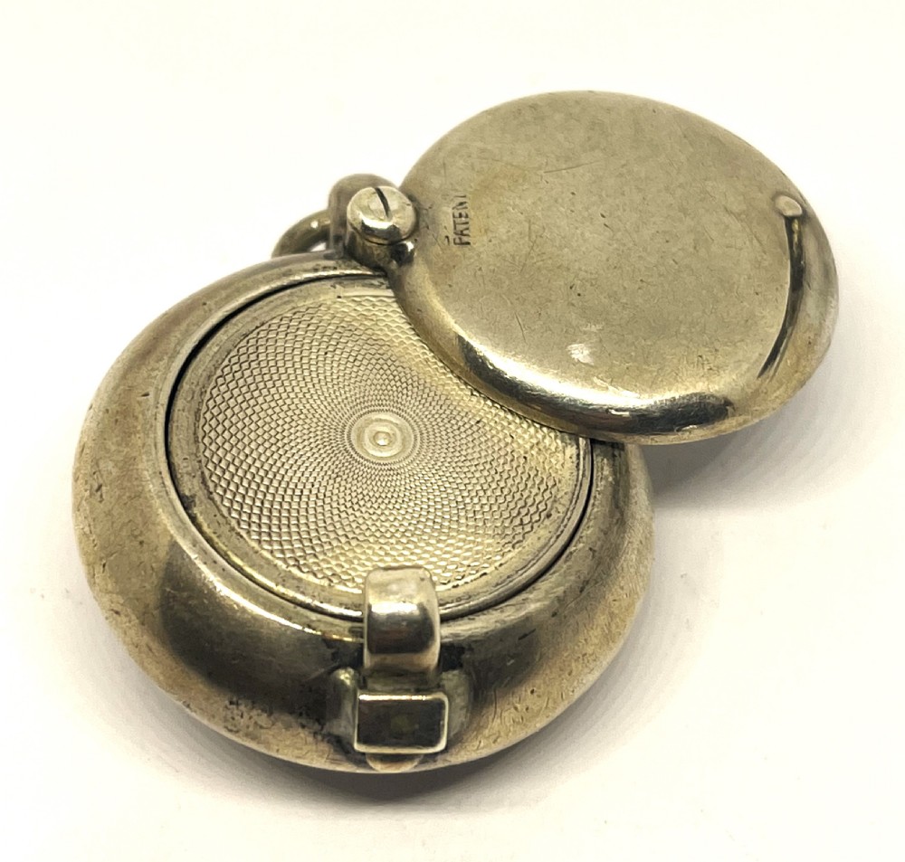 Rare Wilcox's Patent Silver Sovereign Case 